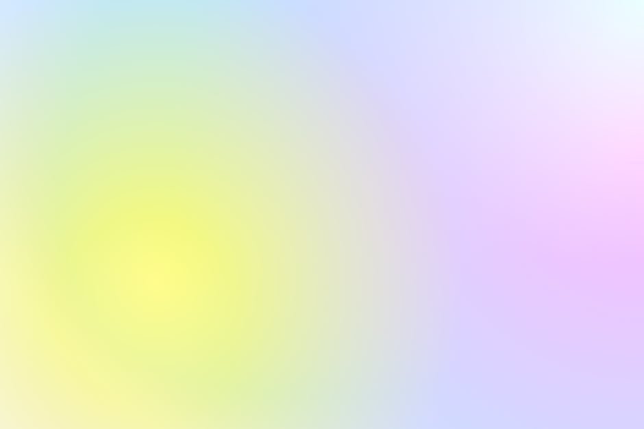 Soft pastel gradient with a soothing multicolor blend of yellow, pink, and blue.